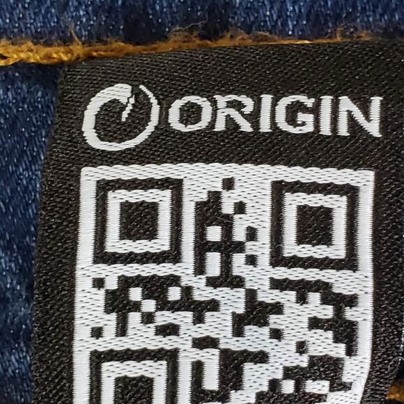 Origin Od68 Delta 68 Straight Leg Stretch Jeans Mens Size 40X30 Blue Dark Wash - Picture 10 of 14